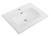 Раковина Cezares Eco CZR-8073-60, 61 см, керамика, белый