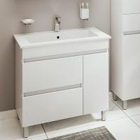 Тумба с раковиной Emmy Джерси 85 правая, с раковиной Оскар