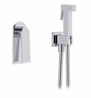 Смеситель скрытого монтажа с гигиеническим душем из латуни от бренда Ganzer GZ07056 хром