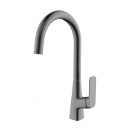 Смеситель KAISER Clever для мойки Ø35, латунь/Воронёная сталь