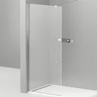 Душевая перегородка со свободным входом Cezares Liberta-L-1-130-C-Cr, 130 см, стекло прозрачное, профиль хром