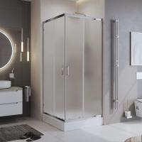 Душевой уголок BelBagno UNO-195-A-2-95-P-Cr 95x95, хром