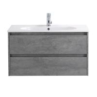 Тумба под раковину подвесная BelBagno KRAFT-800-2C-SO-CG Cemento Grigio