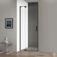 Душевая дверь Cezares Slider, 100-110 см, стекло прозрачное, профиль черный матовый, SLIDER-B-1-100/110-C-NERO