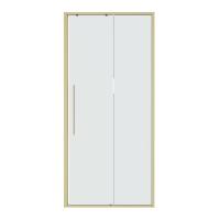 Дверь в нишу Niagara Nova NG-44-10ASG (100х195) раздвижная, золото сатин, стекло прозрачное, 1 место