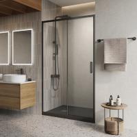 Душевая дверь BelBagno LUCE-BF-1-120-C-NERO, чёрный