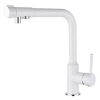 Смеситель KAISER Teka кухня Ø35, однорукий, боковой под фильтр белый-глянец
