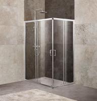 Душевой уголок BelBagno UNIQUE-AH-2-100/115-75/90-C-Cr 100-115x75-90, хром