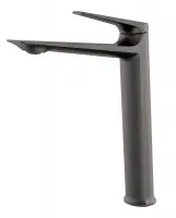 Смеситель Cezares Liner-LC-GM-W0 для раковины, без донного клапана, оружейная сталь