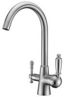 Смеситель KAISER Vincent кухня боковой под фильтр Ø35 (серебро)