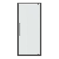 Дверь в нишу Niagara Nova NG-35-8AGR (80х195) распашная, графит, стекло прозрачное, 1 место