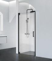 Душевая дверь BelBagno MARMI-B-1-90-С-NERO, чёрный