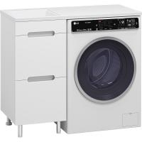 Тумба с раковиной Misty Байкал 100 L УТ000014749 Белая