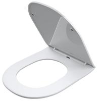 Сиденье для унитаза Grossman GR-4455SQ-K39 тонкое, белое