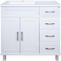 Тумба с раковиной Misty Купер 90 L УТ000010922 Белая