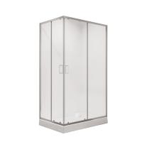 Душевой уголок Niagara Nova NG-6610-08 (120х80х195) прямоугольник, хром, двери раздвижные, стекло прозрачное, 1 место