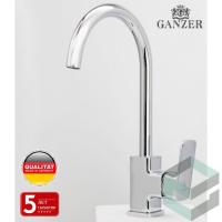 Смеситель для кухни из латуни с поворотным изливом Ganzer GZ12022 цветом хром