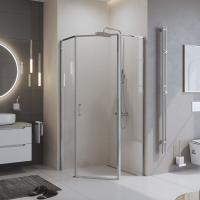 Душевой уголок BelBagno UNO-195-P-1-100-C-Cr 100x100, хром