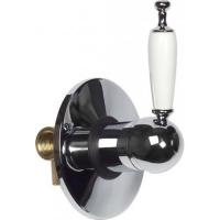 Смеситель KAISER Vincent скрытый монтаж (ручка белая)