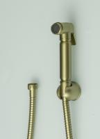 Комплект для биде (лейка, шланг, держатель) Ganzer GZ2111-S Set матовое золото