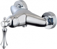 Смеситель для ванны и душа с лейкой и шлангом  из латуни Ganzer GZ77052 хром