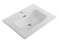 Раковина Cezares Duet CZR-8095-60, 61 см, керамика, белый