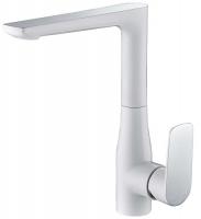 Смеситель KAISER Atrio  кухня  боковой Ø35 белый-хром