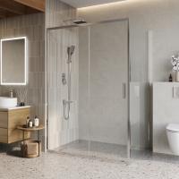 Душевой уголок BelBagno LUCE-AH-1-140/100-C-Cr 140x100, хром