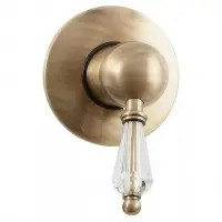 VINTAGE-DIM-02-Sw Встраиваемый однорычажный смеситель для душа,исполнение бронза,Swarovski