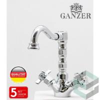 Смеситель для раковины из латуни Ganzer GZ15013 с поворотным изливом