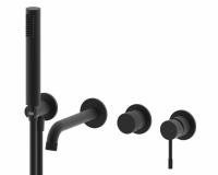 Смеситель для ванны встраиваемый Vieir V403532-C черный