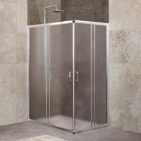 Душевой уголок BelBagno UNIQUE-AH-2-100/115-75/90-P-Cr 100-115x75-90, хром