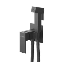 Гигиенический душ Cezares SLIDER-DIF-NOP, со смесителем, черный матовый