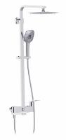 Душевая система Ganzer GZ07061 с тропическим душем из латуни, цвет хром