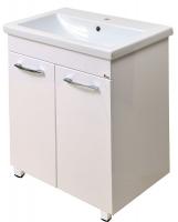 Тумба с раковиной Emmy Рокард 70 напольная, 2 двери, с раковиной Como