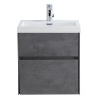 Тумба под раковину подвесная BelBagno PIETRA MINI-500AS-2C-SO-SCM Stucco Cemento