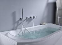 Встраиваемый смеситель для ванны скрытого монтажа от бренда Ganzer из латуни GZ19134 хром