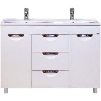 Тумба с раковиной Misty София 120 УТ000000167 Белая глянцевая