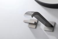 Смеситель скрытого монтажа для раковины,настенный Ganzer GZ01144-Q графит