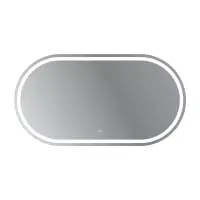 Зеркало Cezares Glubileo 150 x 80 см, со встроенной подсветкой, сенсорным выключателем и подогревом, белое, CZR-SPC-GIUBILEO-1500-800-TCH-WARM