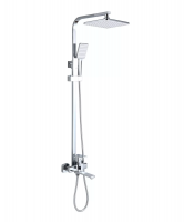 Душевая система с тропическим душем Hansen H33010  хром