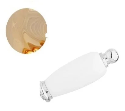 ELITE-BSM2-03/24-Bi Смеситель для биде однорычажный c донным клапаном, исполнение золото, ручка белые