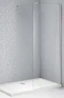 Душевая перегородка Cezares Liberta-L-1-90-C-Cr 90 см, со свободным входом, стекло прозрачное, профиль хром