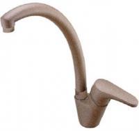 Смеситель KAISER County  кухня Ø40 боковой (коричн-мрамор)Brown Sandbeige