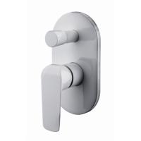 Смеситель KAISER Glory скрытый монтаж с переключателем на душ Ø35/белый