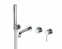 Встроенный смеситель для ванны Vieir V403532 хром