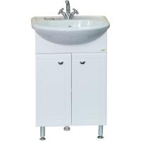 Тумба с раковиной Misty Уют 45 СО000002461 Белая