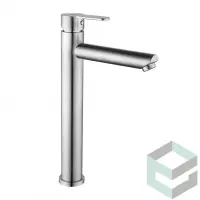 Смеситель высокий для умывальника Vieir V313512 сатин