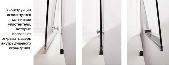 Душевая дверь Cezares ECO-B-1-60-Cr, 60 см