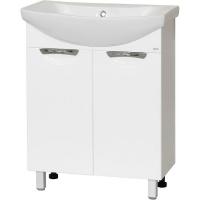 Тумба с раковиной Misty Лаванда 65 УТ000010069 Белая